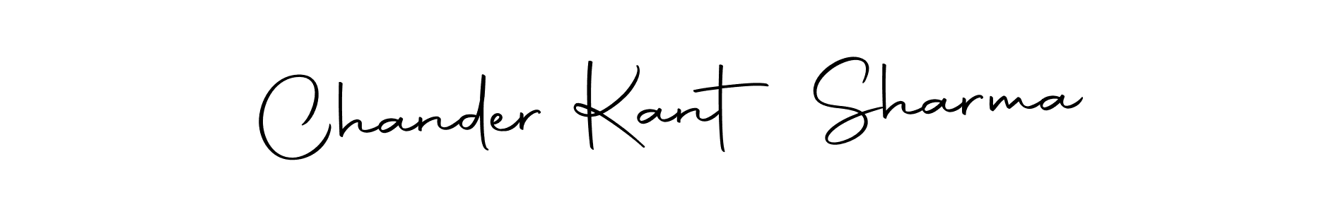 Make a beautiful signature design for name Chander Kant Sharma. With this signature (Autography-DOLnW) style, you can create a handwritten signature for free. Chander Kant Sharma signature style 10 images and pictures png