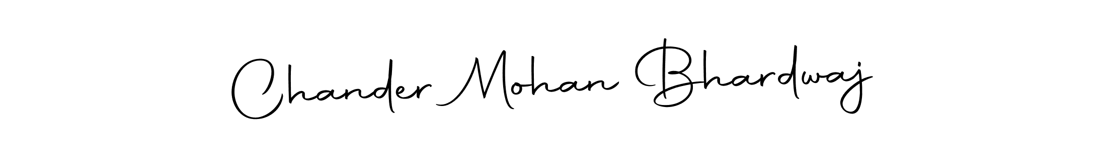 Use a signature maker to create a handwritten signature online. With this signature software, you can design (Autography-DOLnW) your own signature for name Chander Mohan Bhardwaj. Chander Mohan Bhardwaj signature style 10 images and pictures png