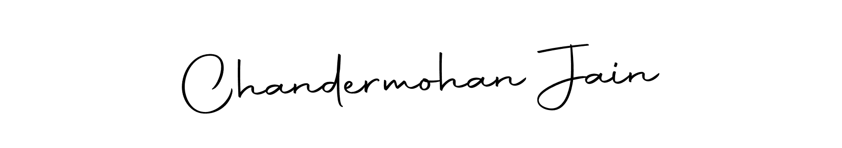 Autography-DOLnW is a professional signature style that is perfect for those who want to add a touch of class to their signature. It is also a great choice for those who want to make their signature more unique. Get Chandermohan Jain name to fancy signature for free. Chandermohan Jain signature style 10 images and pictures png