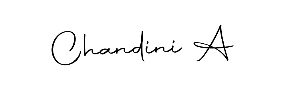 Also we have Chandini A name is the best signature style. Create professional handwritten signature collection using Autography-DOLnW autograph style. Chandini A signature style 10 images and pictures png