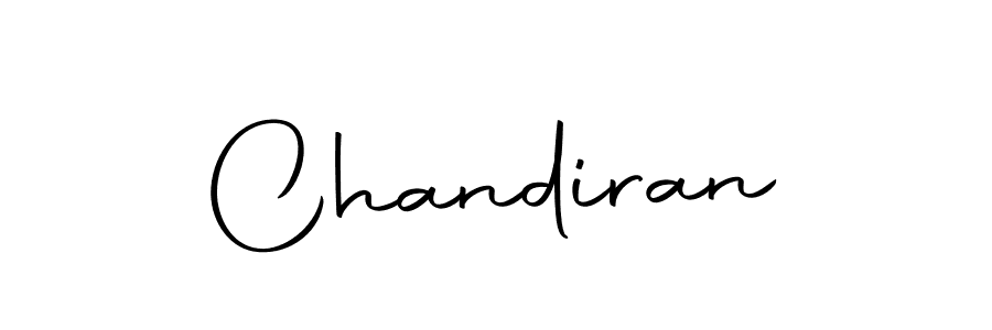 Design your own signature with our free online signature maker. With this signature software, you can create a handwritten (Autography-DOLnW) signature for name Chandiran. Chandiran signature style 10 images and pictures png