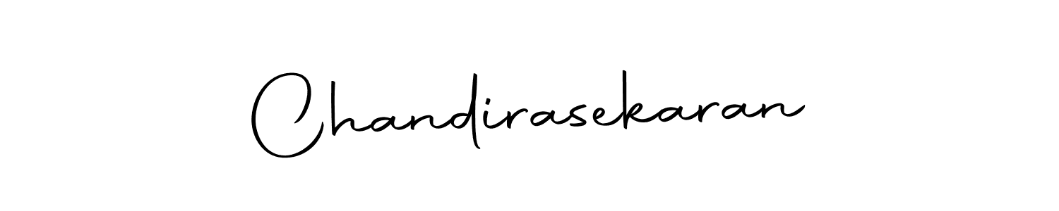 How to make Chandirasekaran name signature. Use Autography-DOLnW style for creating short signs online. This is the latest handwritten sign. Chandirasekaran signature style 10 images and pictures png