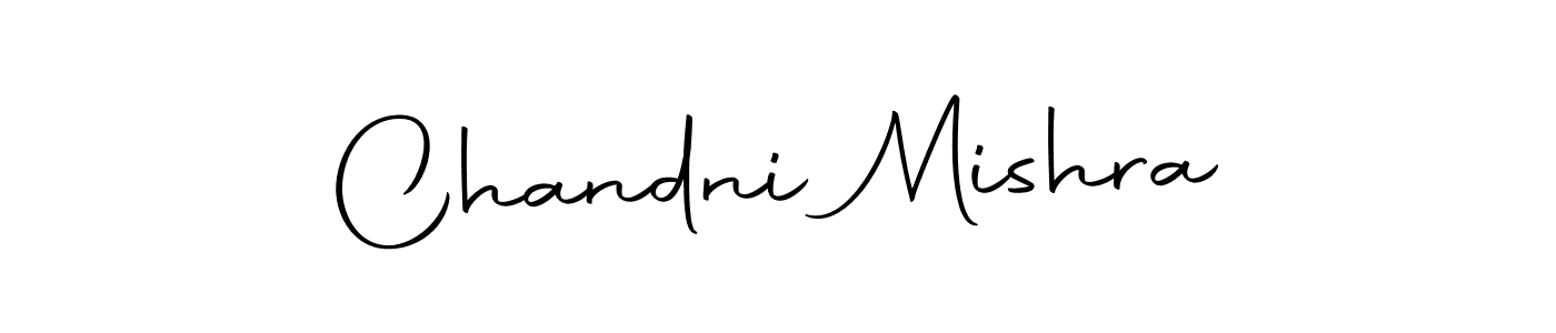 How to make Chandni Mishra name signature. Use Autography-DOLnW style for creating short signs online. This is the latest handwritten sign. Chandni Mishra signature style 10 images and pictures png