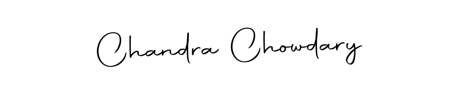 Make a beautiful signature design for name Chandra Chowdary. Use this online signature maker to create a handwritten signature for free. Chandra Chowdary signature style 10 images and pictures png