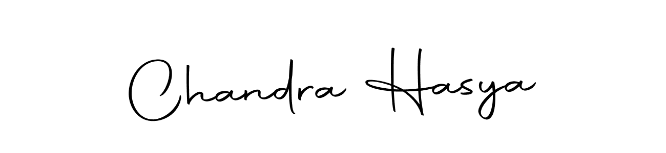 Make a beautiful signature design for name Chandra Hasya. Use this online signature maker to create a handwritten signature for free. Chandra Hasya signature style 10 images and pictures png