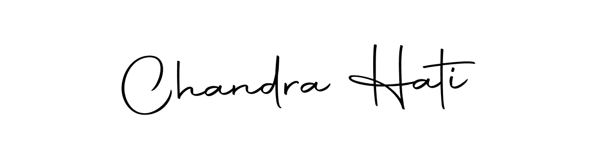 You should practise on your own different ways (Autography-DOLnW) to write your name (Chandra Hati) in signature. don't let someone else do it for you. Chandra Hati signature style 10 images and pictures png