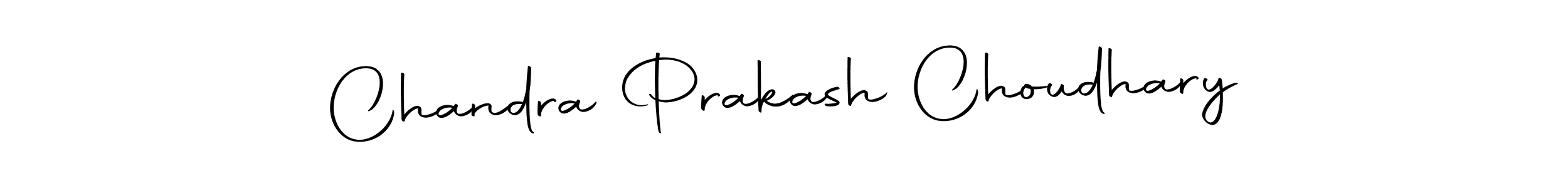 Make a short Chandra Prakash Choudhary signature style. Manage your documents anywhere anytime using Autography-DOLnW. Create and add eSignatures, submit forms, share and send files easily. Chandra Prakash Choudhary signature style 10 images and pictures png