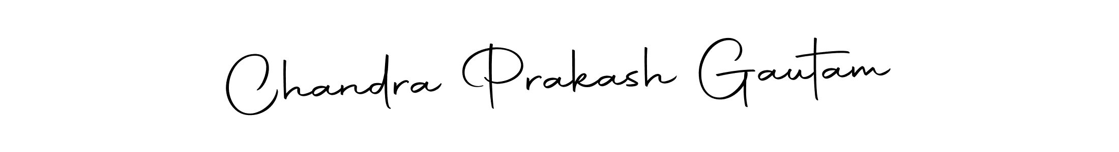 Create a beautiful signature design for name Chandra Prakash Gautam. With this signature (Autography-DOLnW) fonts, you can make a handwritten signature for free. Chandra Prakash Gautam signature style 10 images and pictures png