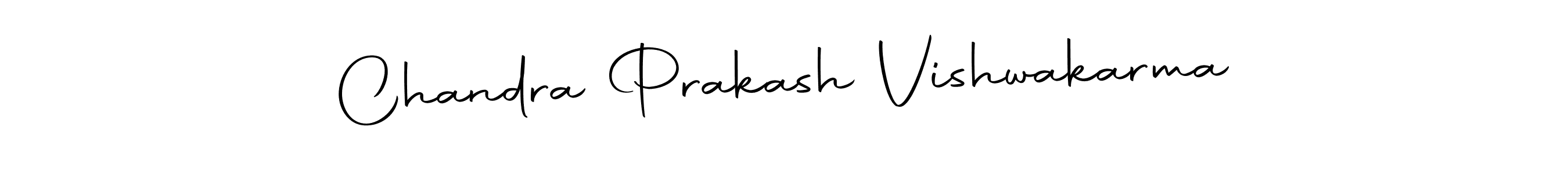 It looks lik you need a new signature style for name Chandra Prakash Vishwakarma. Design unique handwritten (Autography-DOLnW) signature with our free signature maker in just a few clicks. Chandra Prakash Vishwakarma signature style 10 images and pictures png