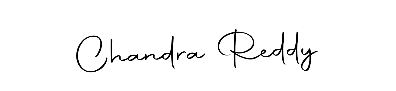 Create a beautiful signature design for name Chandra Reddy. With this signature (Autography-DOLnW) fonts, you can make a handwritten signature for free. Chandra Reddy signature style 10 images and pictures png