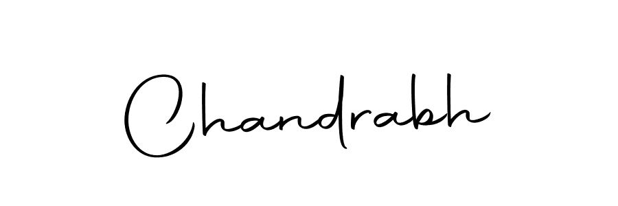 Make a beautiful signature design for name Chandrabh. With this signature (Autography-DOLnW) style, you can create a handwritten signature for free. Chandrabh signature style 10 images and pictures png