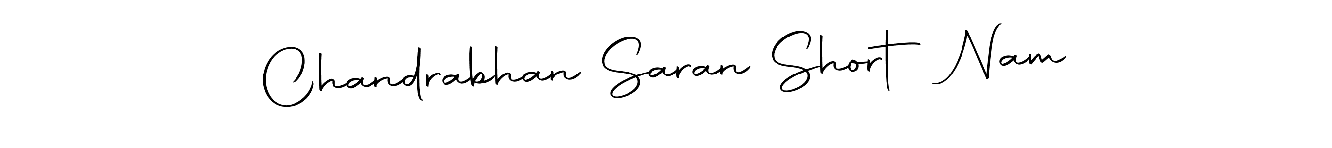 Design your own signature with our free online signature maker. With this signature software, you can create a handwritten (Autography-DOLnW) signature for name Chandrabhan Saran Short Nam. Chandrabhan Saran Short Nam signature style 10 images and pictures png