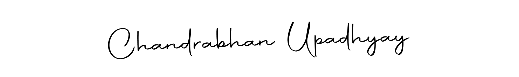 You should practise on your own different ways (Autography-DOLnW) to write your name (Chandrabhan Upadhyay) in signature. don't let someone else do it for you. Chandrabhan Upadhyay signature style 10 images and pictures png