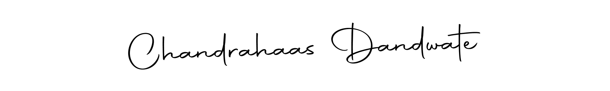 Make a beautiful signature design for name Chandrahaas Dandwate. With this signature (Autography-DOLnW) style, you can create a handwritten signature for free. Chandrahaas Dandwate signature style 10 images and pictures png