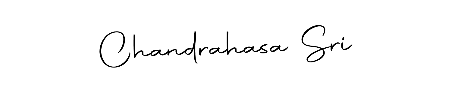 Make a beautiful signature design for name Chandrahasa Sri. With this signature (Autography-DOLnW) style, you can create a handwritten signature for free. Chandrahasa Sri signature style 10 images and pictures png