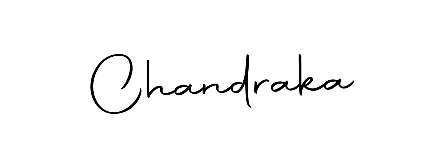 How to make Chandraka signature? Autography-DOLnW is a professional autograph style. Create handwritten signature for Chandraka name. Chandraka signature style 10 images and pictures png