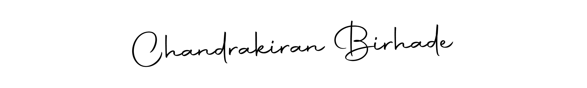 Create a beautiful signature design for name Chandrakiran Birhade. With this signature (Autography-DOLnW) fonts, you can make a handwritten signature for free. Chandrakiran Birhade signature style 10 images and pictures png