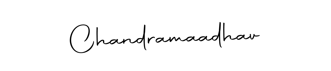 Chandramaadhav stylish signature style. Best Handwritten Sign (Autography-DOLnW) for my name. Handwritten Signature Collection Ideas for my name Chandramaadhav. Chandramaadhav signature style 10 images and pictures png