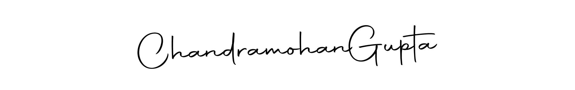 How to make Chandramohan  Gupta name signature. Use Autography-DOLnW style for creating short signs online. This is the latest handwritten sign. Chandramohan  Gupta signature style 10 images and pictures png