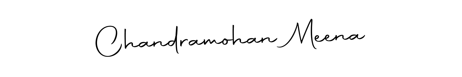 Make a beautiful signature design for name Chandramohan Meena. With this signature (Autography-DOLnW) style, you can create a handwritten signature for free. Chandramohan Meena signature style 10 images and pictures png