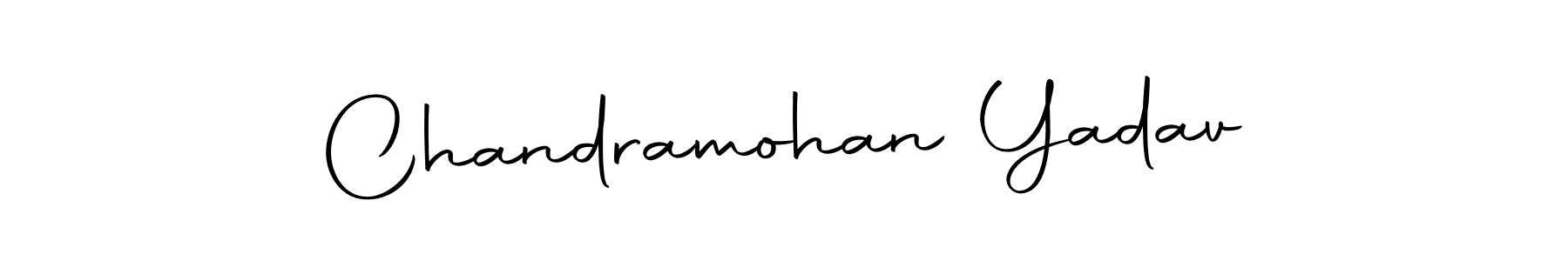 Make a beautiful signature design for name Chandramohan Yadav. With this signature (Autography-DOLnW) style, you can create a handwritten signature for free. Chandramohan Yadav signature style 10 images and pictures png