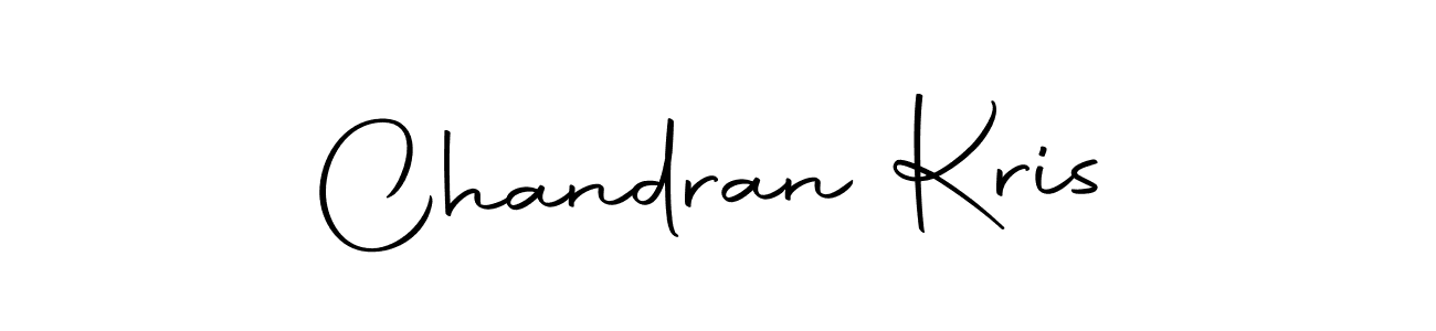 Make a short Chandran Kris signature style. Manage your documents anywhere anytime using Autography-DOLnW. Create and add eSignatures, submit forms, share and send files easily. Chandran Kris signature style 10 images and pictures png