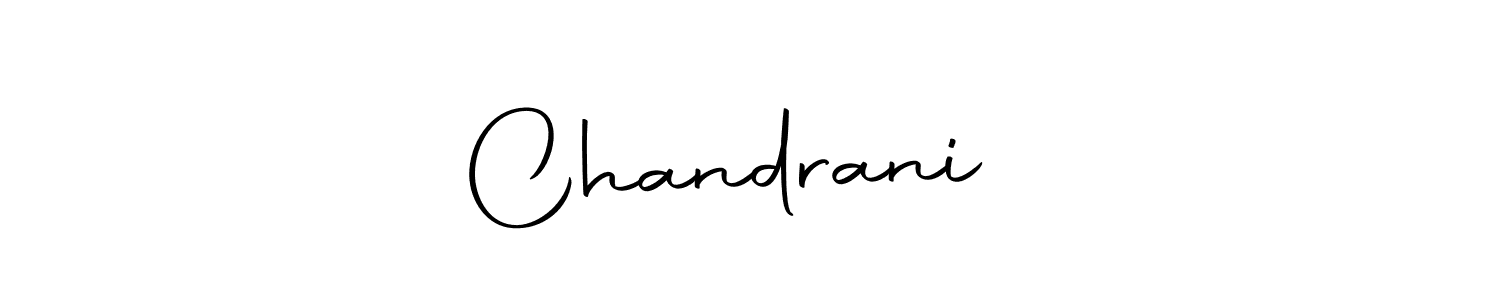 Make a beautiful signature design for name Chandrani❤️. With this signature (Autography-DOLnW) style, you can create a handwritten signature for free. Chandrani❤️ signature style 10 images and pictures png