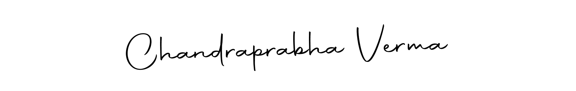 The best way (Autography-DOLnW) to make a short signature is to pick only two or three words in your name. The name Chandraprabha Verma include a total of six letters. For converting this name. Chandraprabha Verma signature style 10 images and pictures png