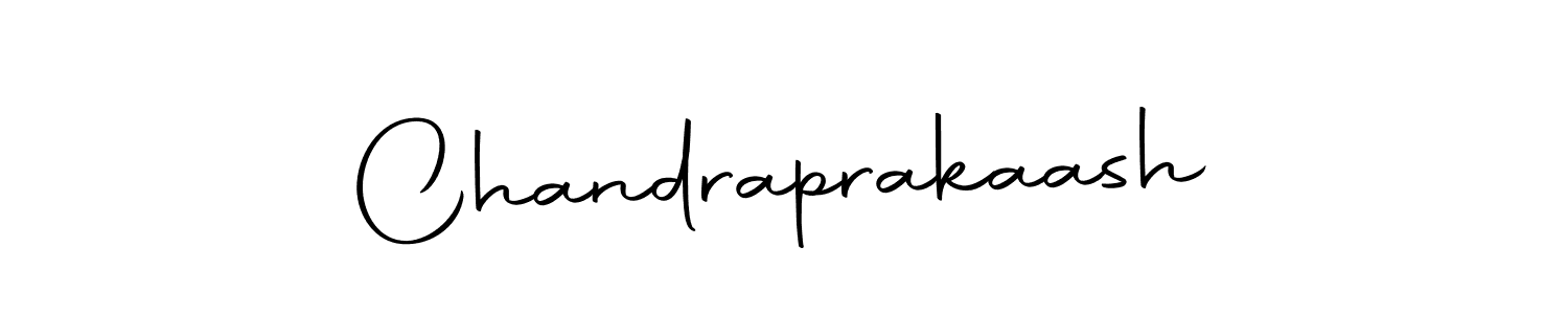 Create a beautiful signature design for name Chandraprakaash. With this signature (Autography-DOLnW) fonts, you can make a handwritten signature for free. Chandraprakaash signature style 10 images and pictures png