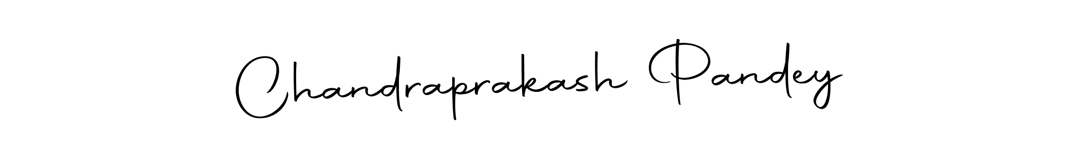 Make a beautiful signature design for name Chandraprakash Pandey. With this signature (Autography-DOLnW) style, you can create a handwritten signature for free. Chandraprakash Pandey signature style 10 images and pictures png