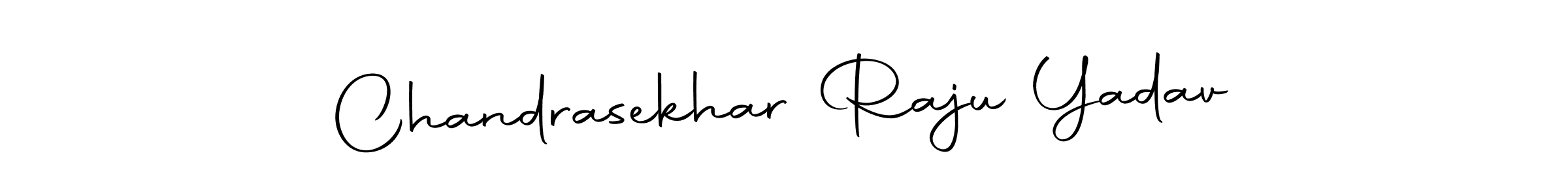 Design your own signature with our free online signature maker. With this signature software, you can create a handwritten (Autography-DOLnW) signature for name Chandrasekhar Raju Yadav. Chandrasekhar Raju Yadav signature style 10 images and pictures png