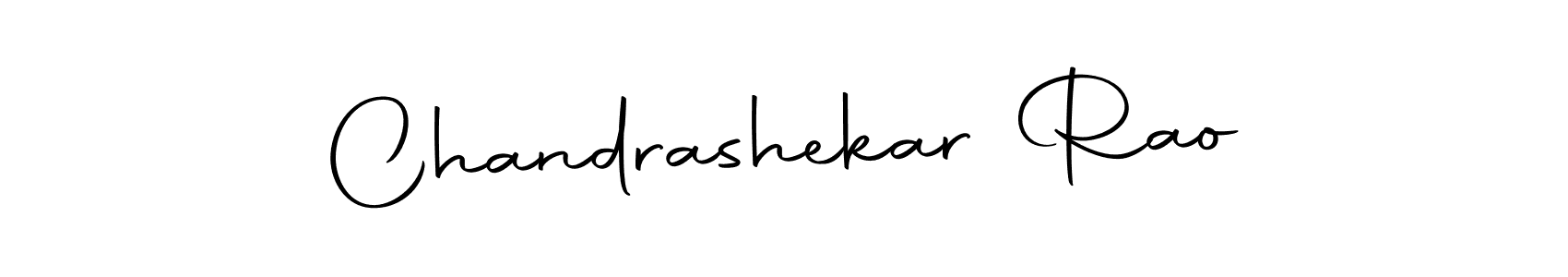 How to make Chandrashekar Rao name signature. Use Autography-DOLnW style for creating short signs online. This is the latest handwritten sign. Chandrashekar Rao signature style 10 images and pictures png