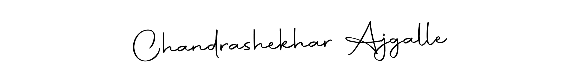 How to make Chandrashekhar Ajgalle name signature. Use Autography-DOLnW style for creating short signs online. This is the latest handwritten sign. Chandrashekhar Ajgalle signature style 10 images and pictures png