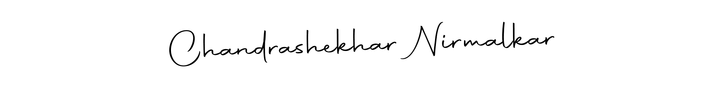 Design your own signature with our free online signature maker. With this signature software, you can create a handwritten (Autography-DOLnW) signature for name Chandrashekhar Nirmalkar. Chandrashekhar Nirmalkar signature style 10 images and pictures png