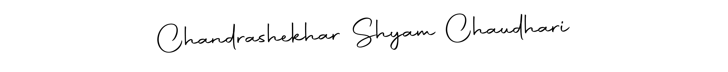 Design your own signature with our free online signature maker. With this signature software, you can create a handwritten (Autography-DOLnW) signature for name Chandrashekhar Shyam Chaudhari. Chandrashekhar Shyam Chaudhari signature style 10 images and pictures png