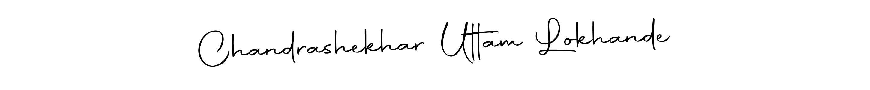 Create a beautiful signature design for name Chandrashekhar Uttam Lokhande. With this signature (Autography-DOLnW) fonts, you can make a handwritten signature for free. Chandrashekhar Uttam Lokhande signature style 10 images and pictures png