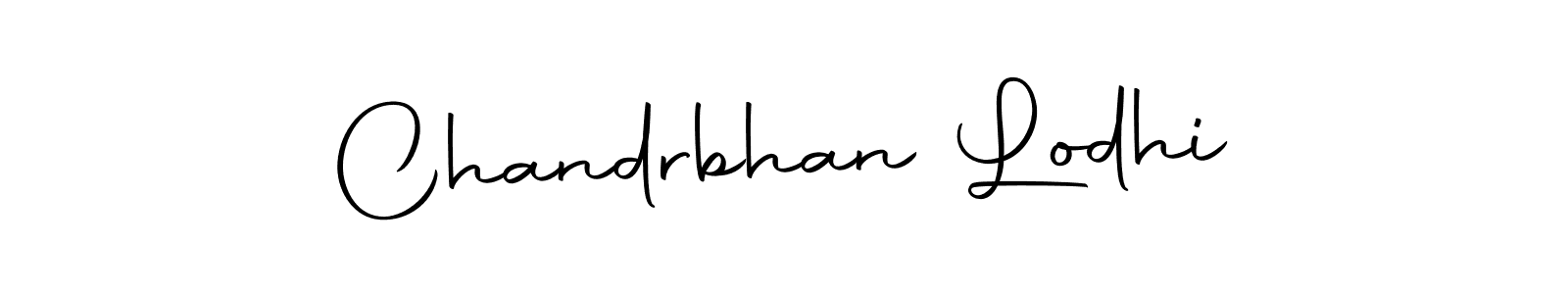 Create a beautiful signature design for name Chandrbhan Lodhi. With this signature (Autography-DOLnW) fonts, you can make a handwritten signature for free. Chandrbhan Lodhi signature style 10 images and pictures png