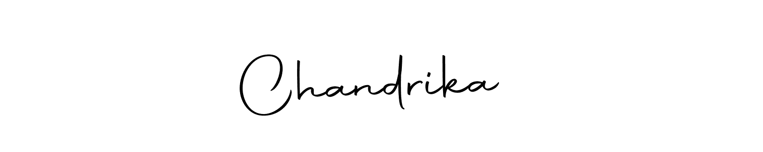 You should practise on your own different ways (Autography-DOLnW) to write your name (Chandrika♥️) in signature. don't let someone else do it for you. Chandrika♥️ signature style 10 images and pictures png