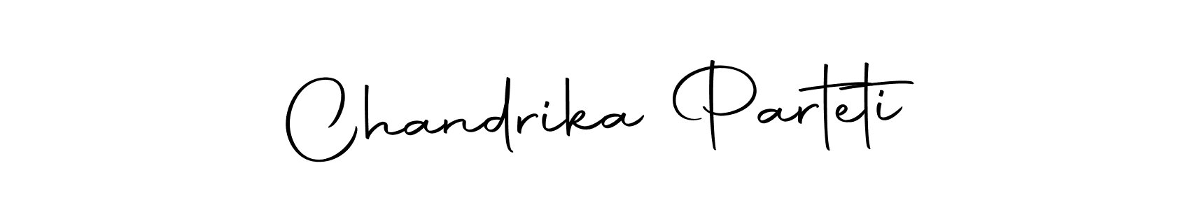 Chandrika Parteti stylish signature style. Best Handwritten Sign (Autography-DOLnW) for my name. Handwritten Signature Collection Ideas for my name Chandrika Parteti. Chandrika Parteti signature style 10 images and pictures png