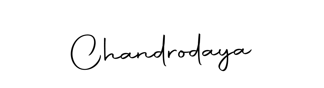 How to make Chandrodaya signature? Autography-DOLnW is a professional autograph style. Create handwritten signature for Chandrodaya name. Chandrodaya signature style 10 images and pictures png