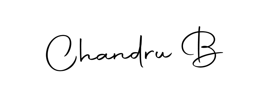 How to make Chandru B name signature. Use Autography-DOLnW style for creating short signs online. This is the latest handwritten sign. Chandru B signature style 10 images and pictures png