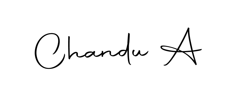 How to make Chandu A signature? Autography-DOLnW is a professional autograph style. Create handwritten signature for Chandu A name. Chandu A signature style 10 images and pictures png