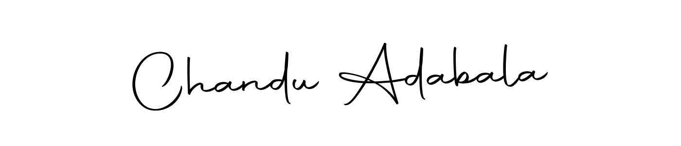 Use a signature maker to create a handwritten signature online. With this signature software, you can design (Autography-DOLnW) your own signature for name Chandu Adabala. Chandu Adabala signature style 10 images and pictures png