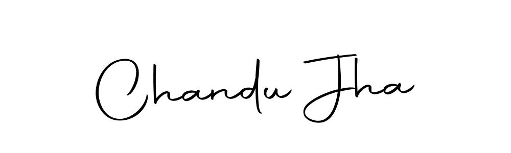 You should practise on your own different ways (Autography-DOLnW) to write your name (Chandu Jha) in signature. don't let someone else do it for you. Chandu Jha signature style 10 images and pictures png