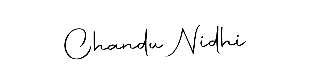 You should practise on your own different ways (Autography-DOLnW) to write your name (Chandu Nidhi) in signature. don't let someone else do it for you. Chandu Nidhi signature style 10 images and pictures png
