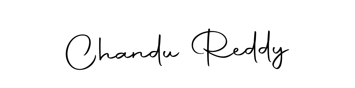 Design your own signature with our free online signature maker. With this signature software, you can create a handwritten (Autography-DOLnW) signature for name Chandu Reddy. Chandu Reddy signature style 10 images and pictures png