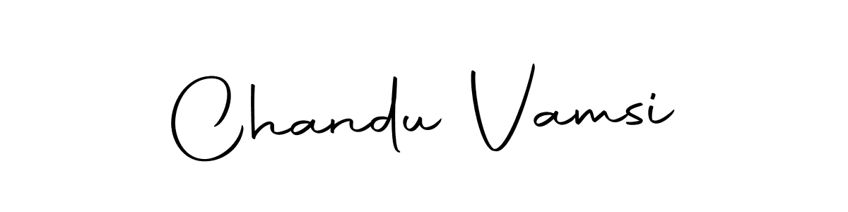 Use a signature maker to create a handwritten signature online. With this signature software, you can design (Autography-DOLnW) your own signature for name Chandu Vamsi. Chandu Vamsi signature style 10 images and pictures png