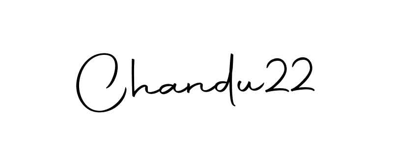 How to make Chandu22 name signature. Use Autography-DOLnW style for creating short signs online. This is the latest handwritten sign. Chandu22 signature style 10 images and pictures png