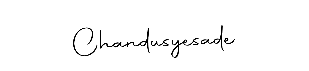 How to make Chandusyesade signature? Autography-DOLnW is a professional autograph style. Create handwritten signature for Chandusyesade name. Chandusyesade signature style 10 images and pictures png