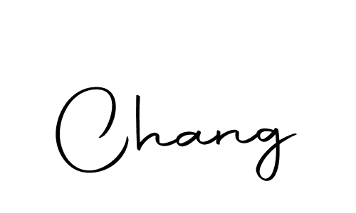 Use a signature maker to create a handwritten signature online. With this signature software, you can design (Autography-DOLnW) your own signature for name Chang. Chang signature style 10 images and pictures png